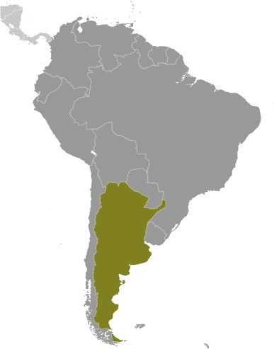 Locator map of Argentina