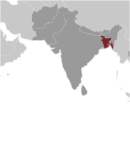 Locator map of Bangladesh