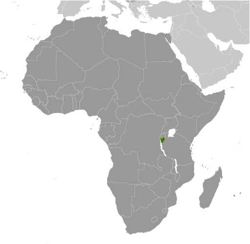 Locator map of Burundi