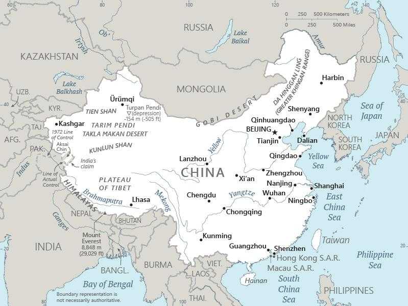 Map of China