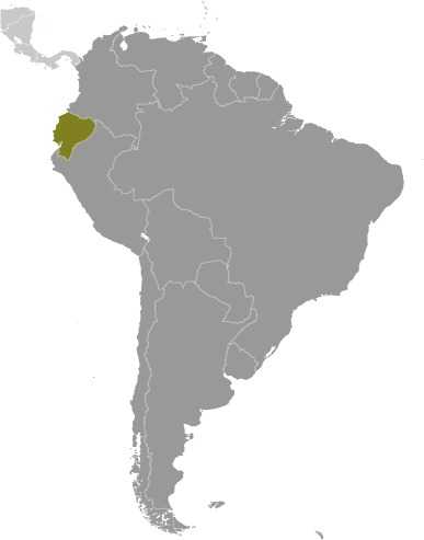Locator map of Ecuador
