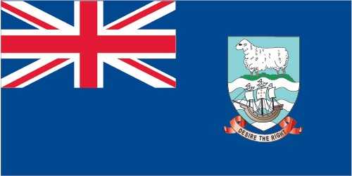 Flag of Falkland Islands (Islas Malvinas)