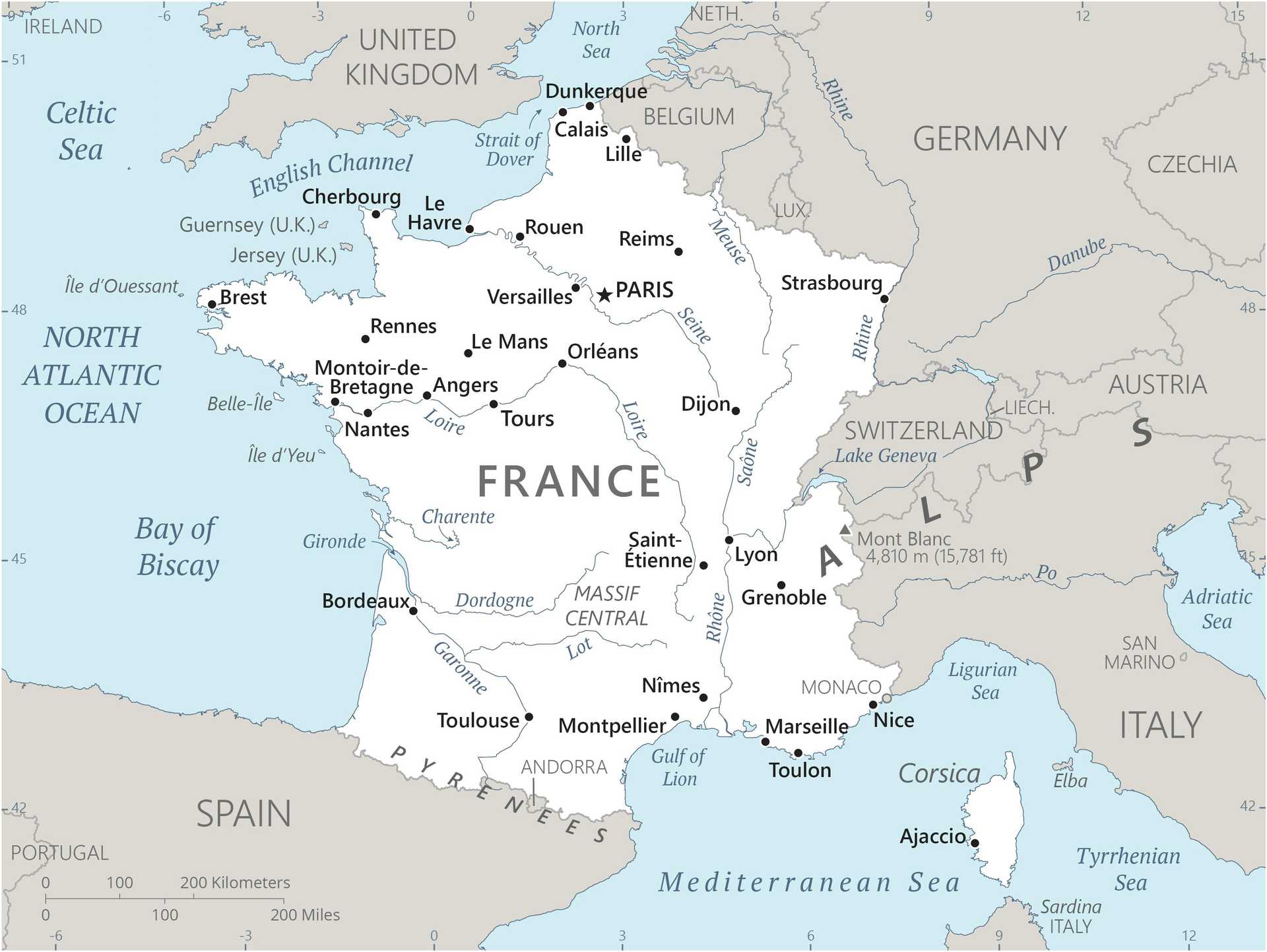 Map of France
