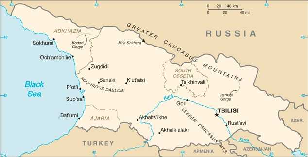 Map of Georgia