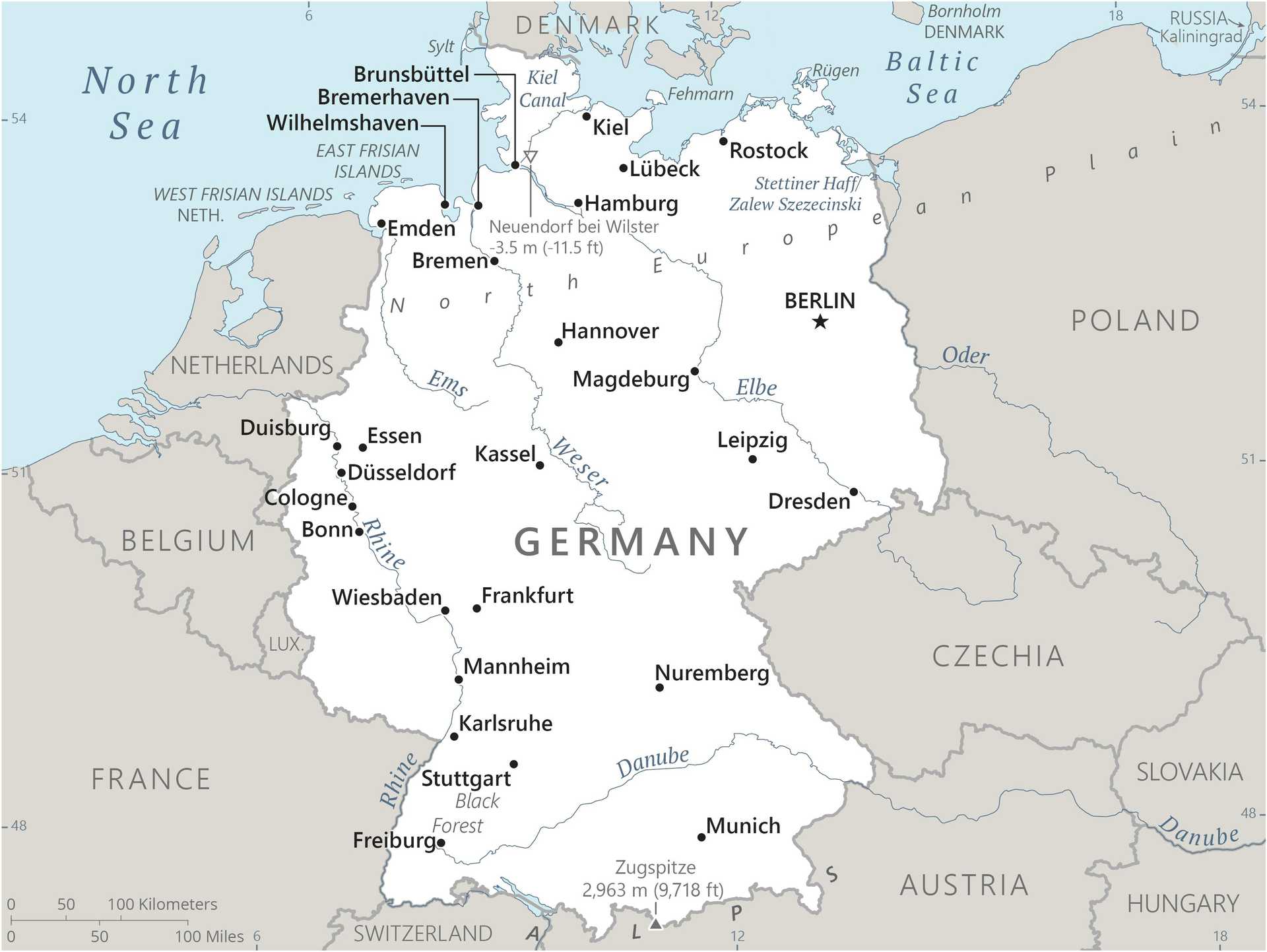 Map of Germany