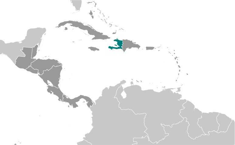 Locator map of Haiti