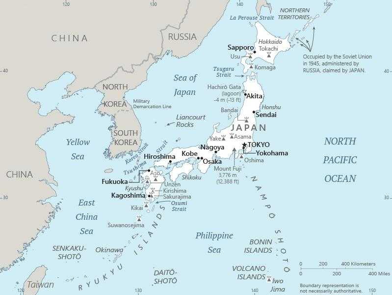 Map of Japan