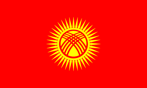 Flag of Kyrgyzstan