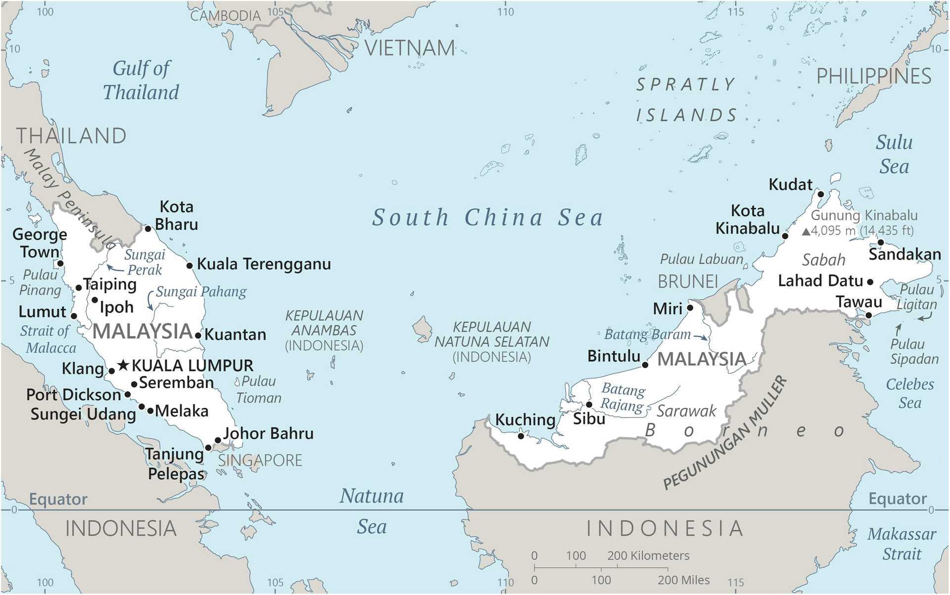 Map of Malaysia