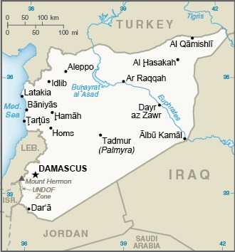 Map of Syria