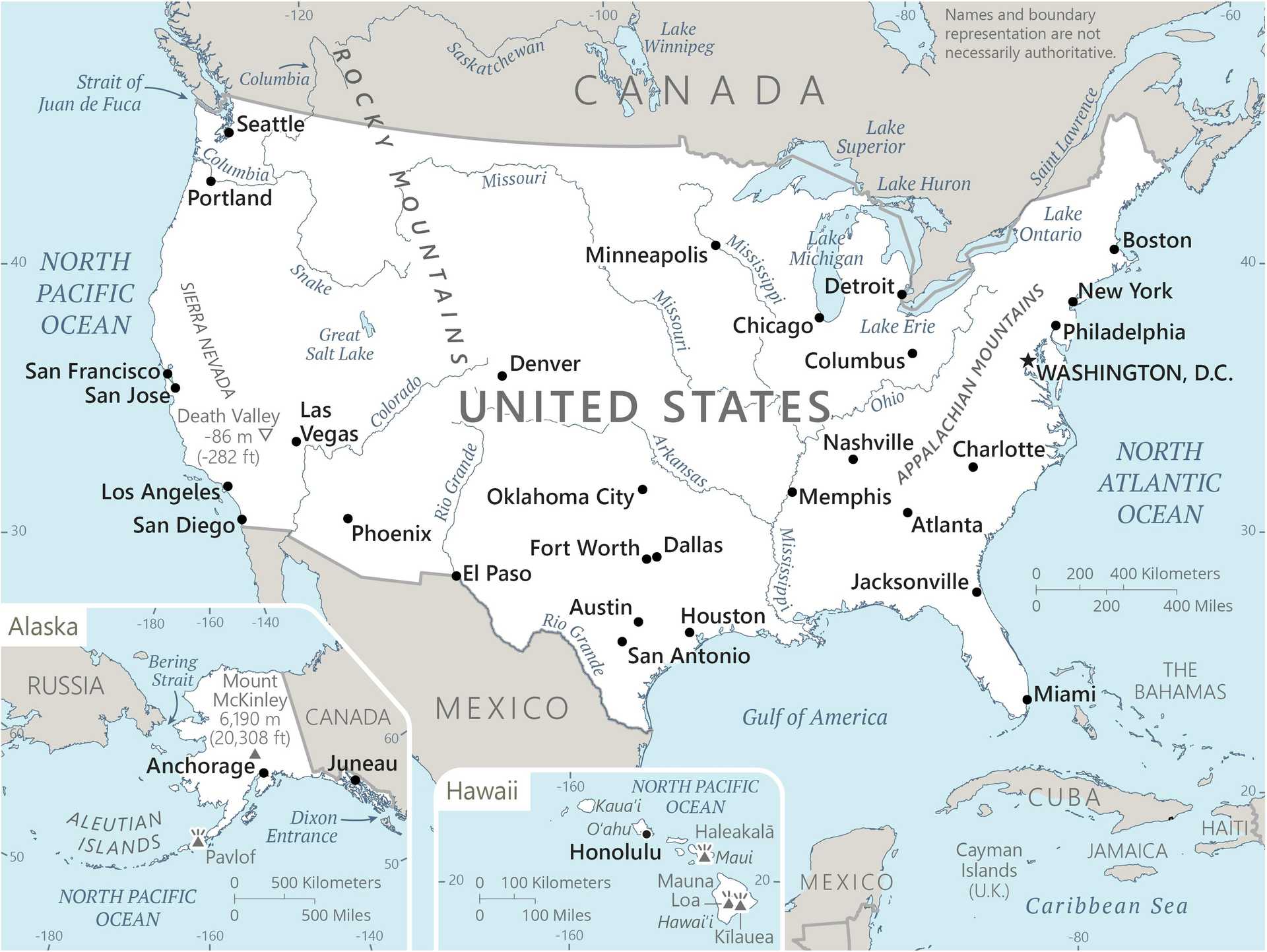 Map of United States